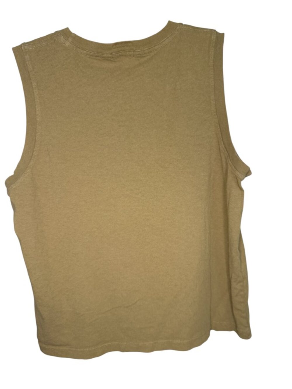 MOTHER "Mother's Disco Night" Graphic Muscle Tank – S- Olive Green- MSRP $100 - Picture 2 of 9